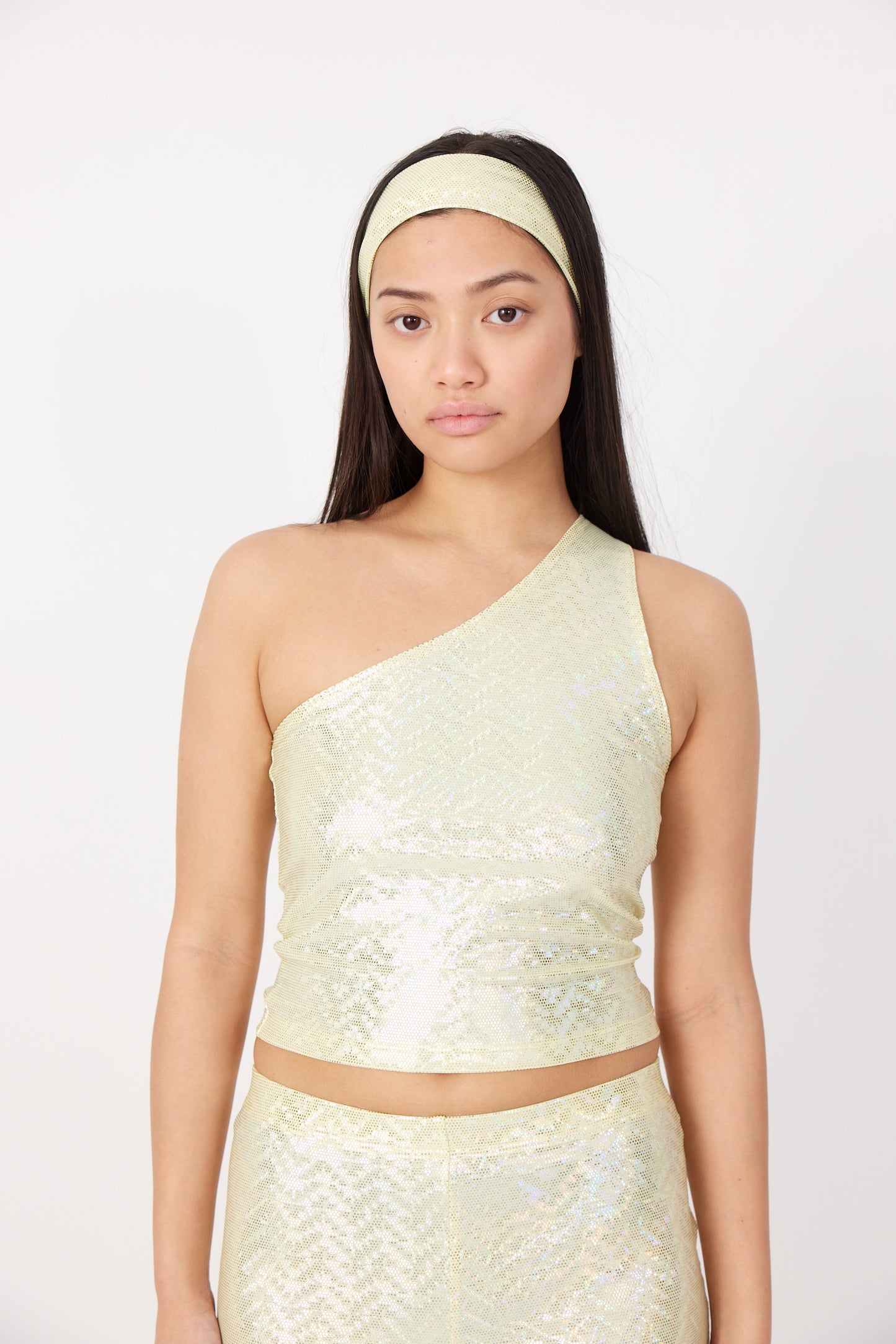 Yellow glitter Headband