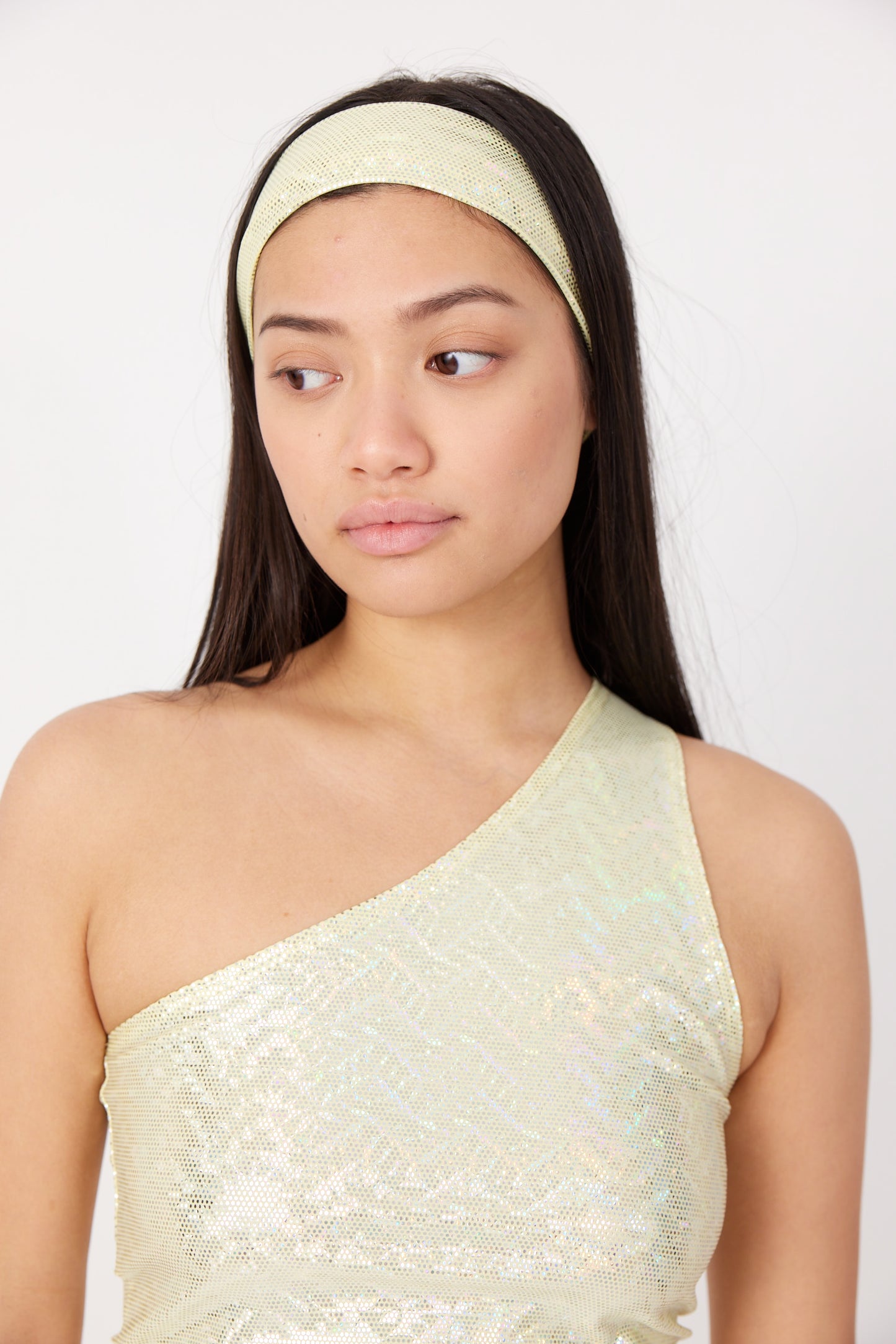 Yellow glitter Headband