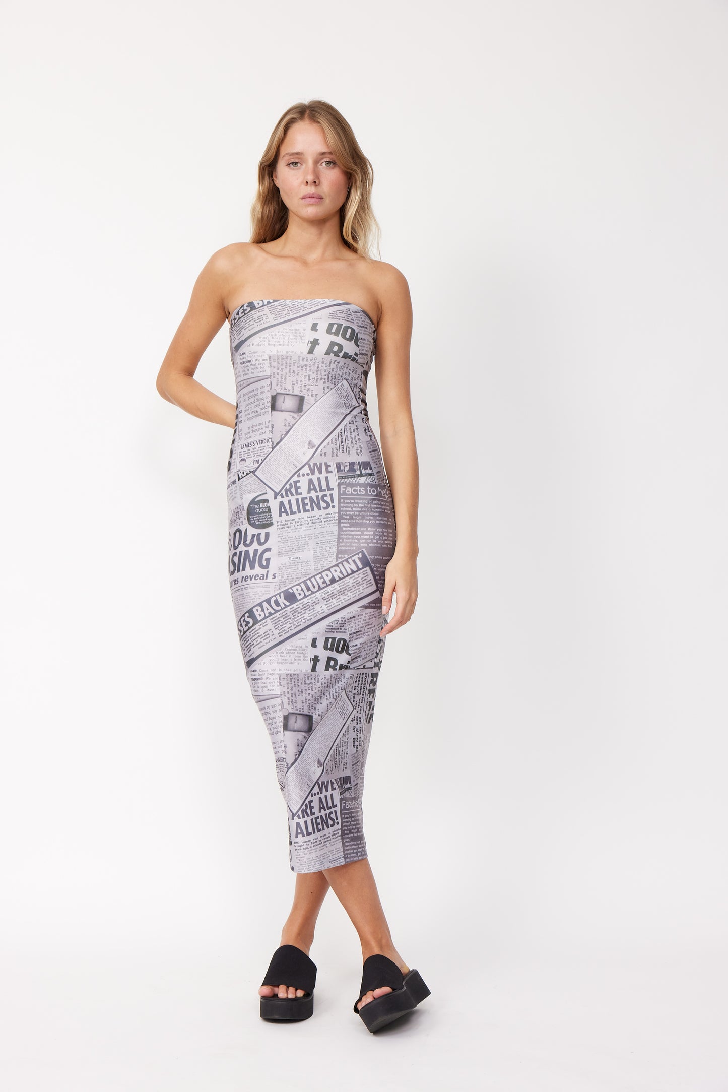 Recycled Naya Tube Top Dress