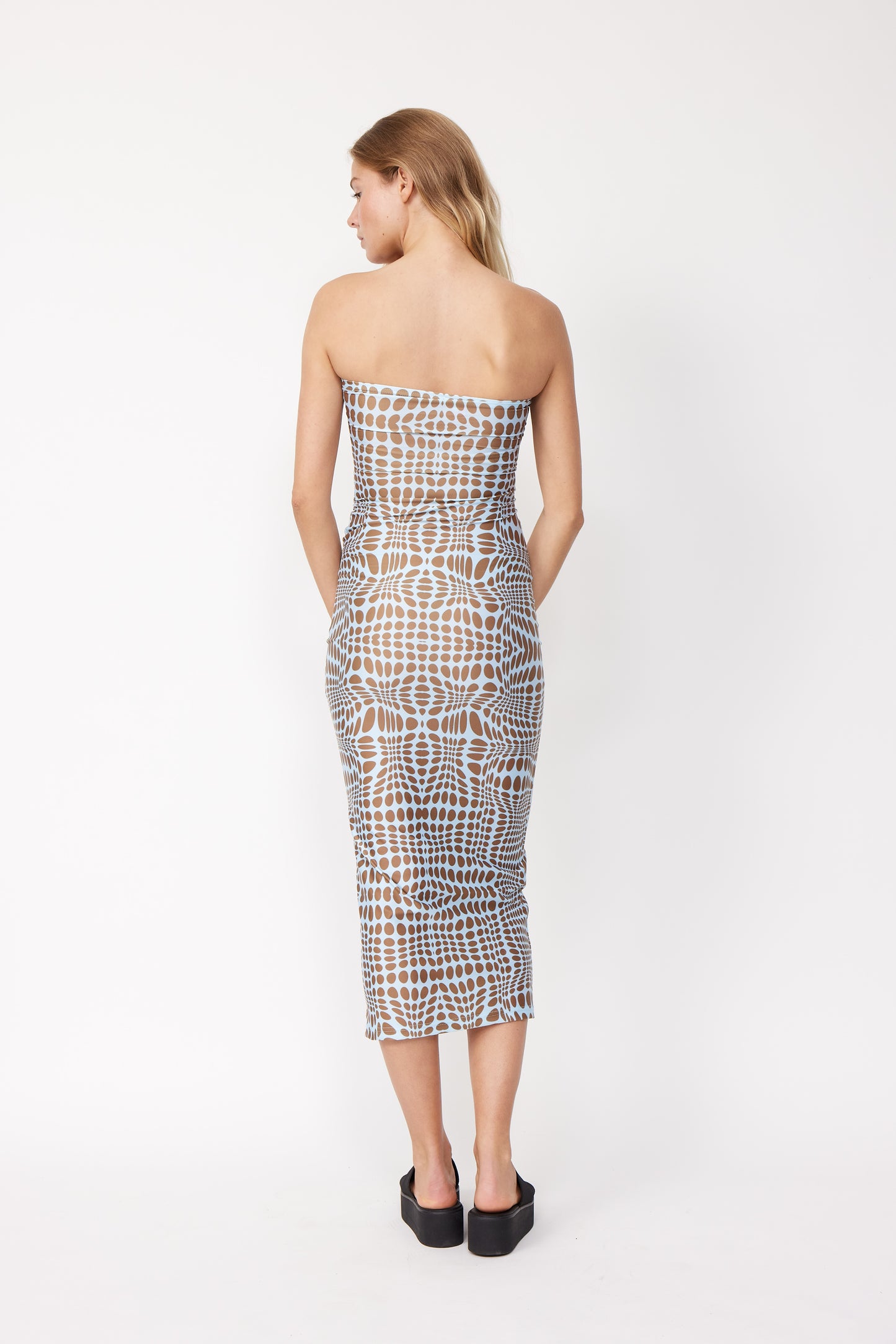 Recycled Aya Tube Top Dress