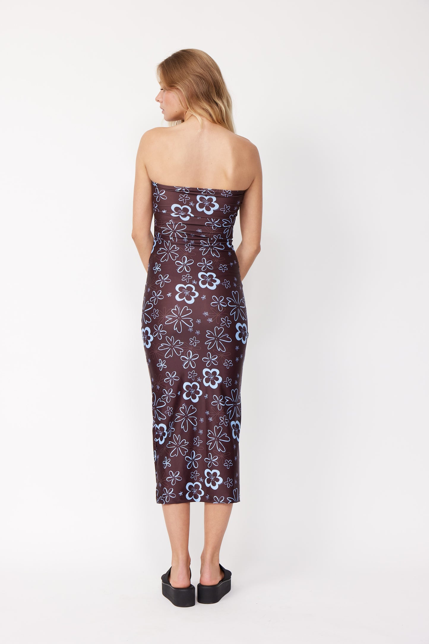 Recycled Alma Tube Top Dress