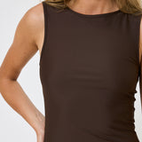 Chloe Dress - Brown