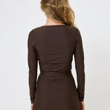 Chloe Wrap Around - Brown