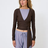 Chloe Wrap Around - Brown