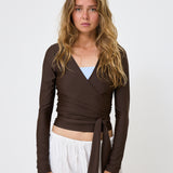 Chloe Wrap Around - Brown