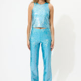 Blue Glitter Pants