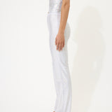 White Glitter Pants