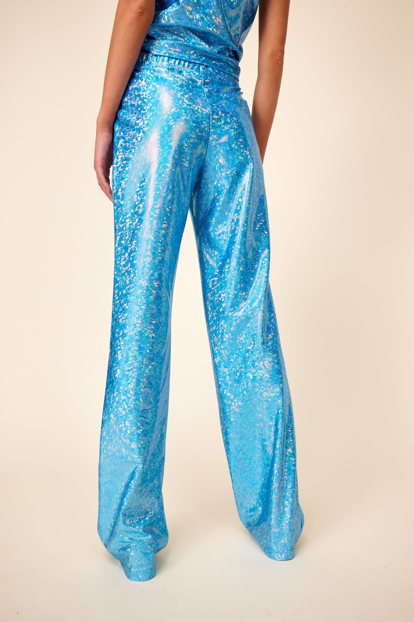 Blue Glitter Pants