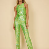 Green Glitter Pants