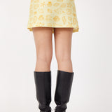 Line mini skirt