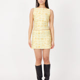 Line mini skirt