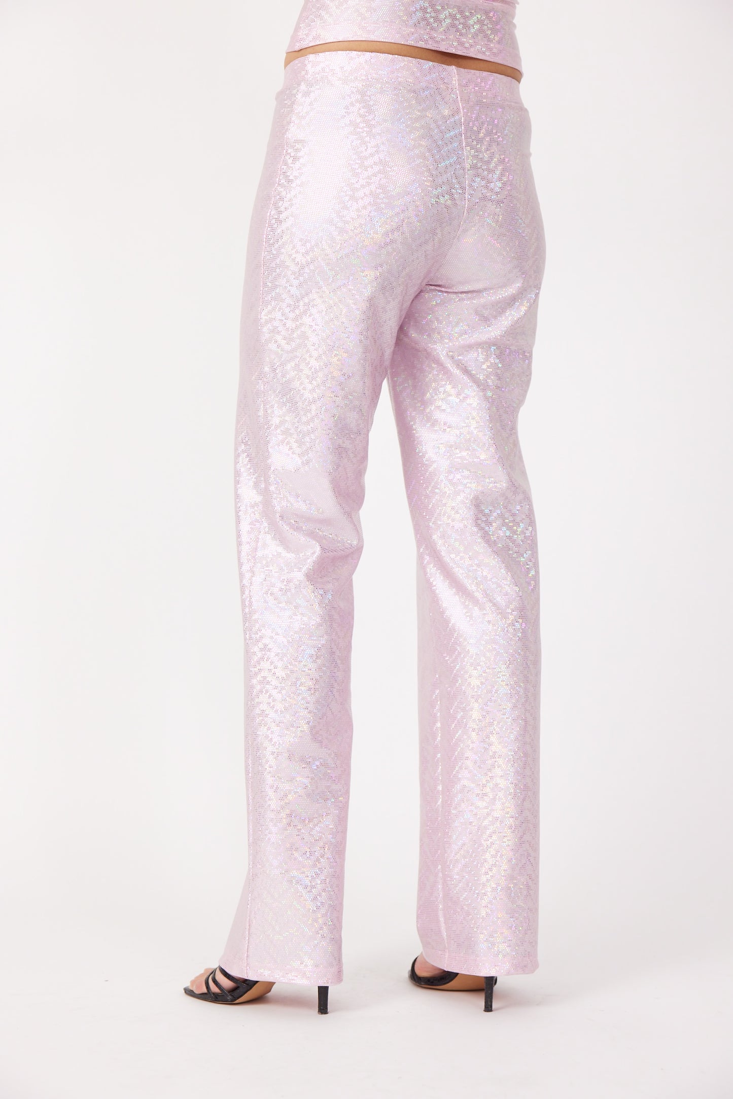 Rose Glitter Pants