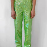 Green Glitter Pants