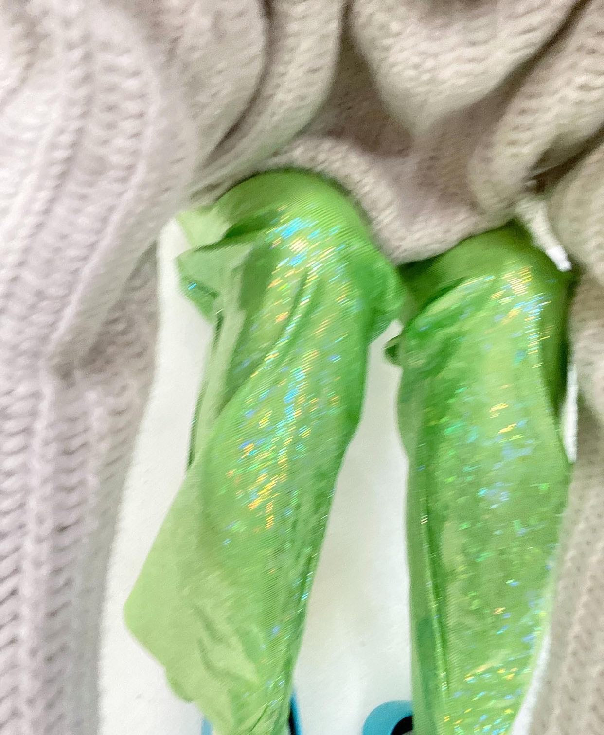 Green Glitter Pants